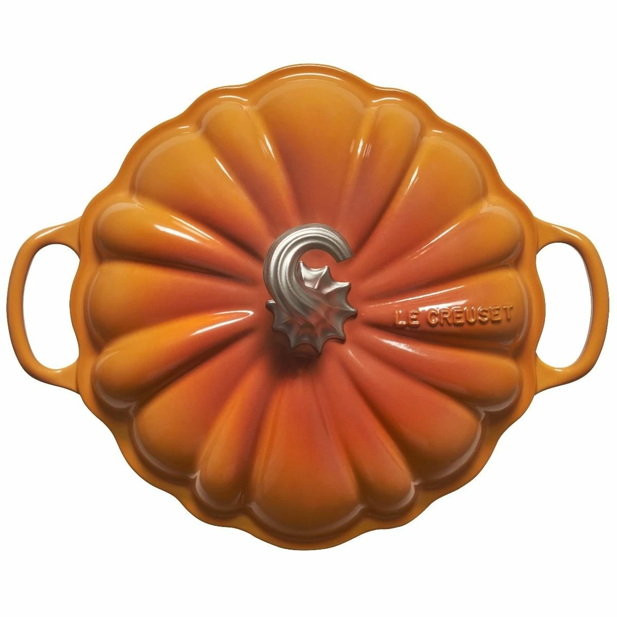 Le Creuset 4 Qt. Pumpkin Cocotte | Persimmon 6 Le Creuset 4 Qt. Pumpkin Cocotte | Persimmon - Image 4