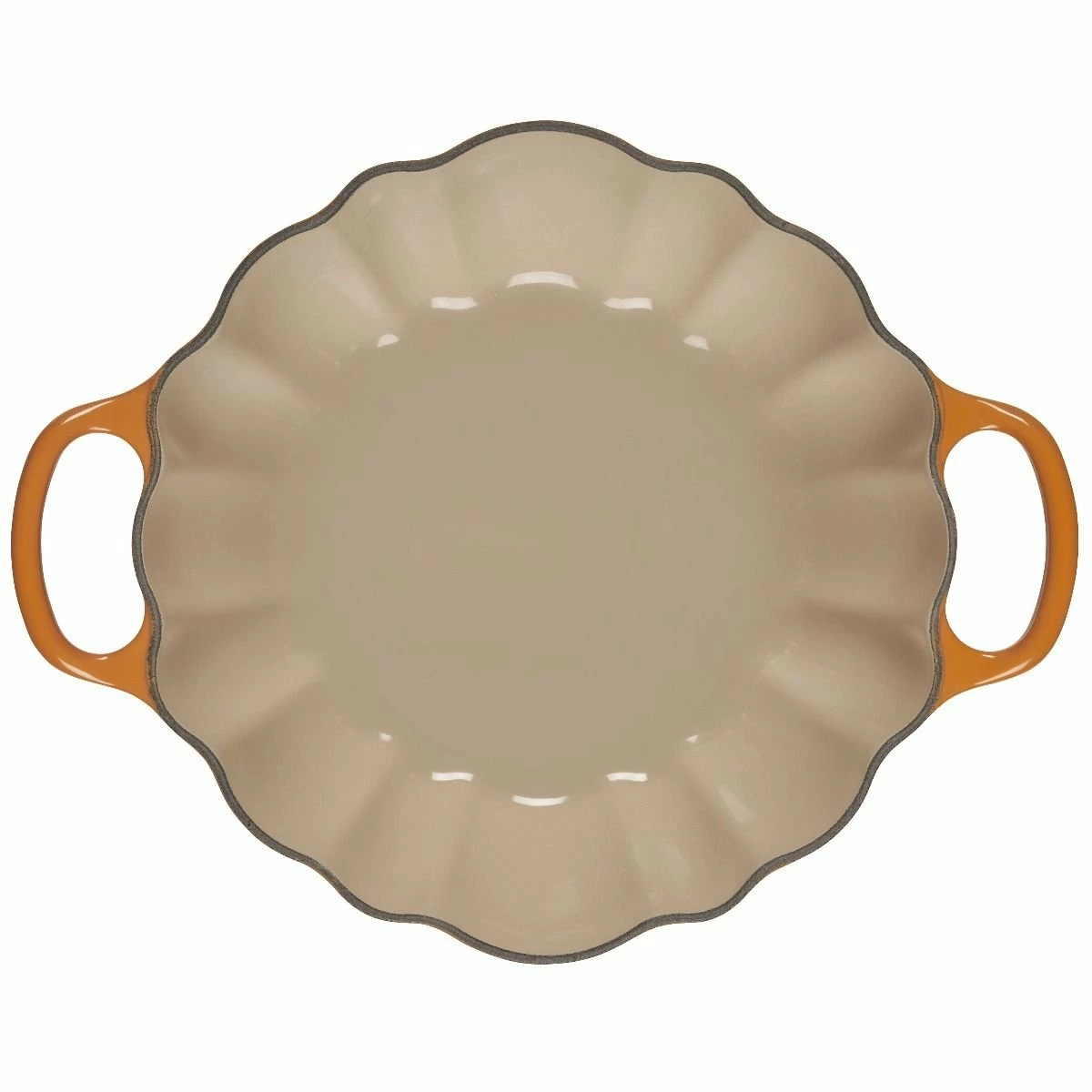 Le Creuset 4 Qt. Pumpkin Cocotte | Persimmon 5 Le Creuset 4 Qt. Pumpkin Cocotte | Persimmon - Image 3