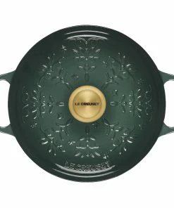 Le Creuset 4.5 Qt. Signature Dutch Oven | Noel (Artichaut) -Cookware Sets Shop rs17390 tree embossed rdo artichaut 3 copy