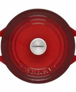 Le Creuset 2.75 Qt. Shallow Round Dutch Oven | Cerise 15 Le Creuset 2.75 Qt. Shallow Round Dutch Oven | Cerise -Cookware Sets Shop rs18080 2.75qtshallowrdcerise 3