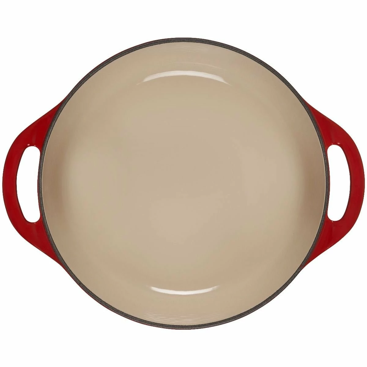 Le Creuset 2.75 Qt. Shallow Round Dutch Oven | Cerise 6 Le Creuset 2.75 Qt. Shallow Round Dutch Oven | Cerise - Image 4