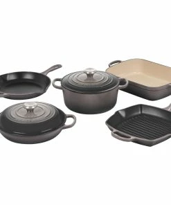 Le Creuset 7-Piece Signature Cookware Set | Oyster Grey