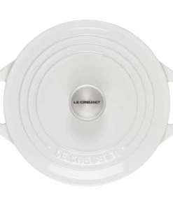 Le Creuset 2.75 Qt. Shallow Round Dutch Oven | White -Cookware Sets Shop rs18932 l2545 2216ss 3