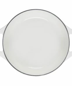 Le Creuset 2.75 Qt. Shallow Round Dutch Oven | White -Cookware Sets Shop rs18933 l2545 2216ss 4