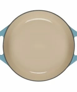 Le Creuset 2.75 Qt. Shallow Round Dutch Oven | Caribbean 10 Le Creuset 2.75 Qt. Shallow Round Dutch Oven | Caribbean -Cookware Sets Shop rs18937 l2545 2217ss 4