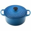 Le Creuset 4.5 Qt. Round Signature Cast Iron Dutch Oven | Marseille Blue 1 Le Creuset 4.5 Qt. Round Signature Cast Iron Dutch Oven | Marseille Blue -Cookware Sets Shop rs2329 ls2501 2459