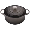 Le Creuset 4.5 Qt. Round Signature Dutch Oven With Stainless Steel Knob | Oyster Grey -Cookware Sets Shop rs6771 ls2501 247fss lpr