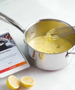 Hestan Cue 3.5 Qt. Smart Sauce Pot | Stainless Steel -Cookware Sets Shop saucepot8 1