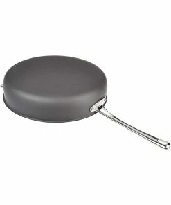 Cuisinart Contour Hard Anodized Saute Pan With Helper Handle & Cover | 5 Qt. 10 Cuisinart Contour Hard Anodized Saute Pan With Helper Handle & Cover | 5 Qt. -Cookware Sets Shop sautebottomview