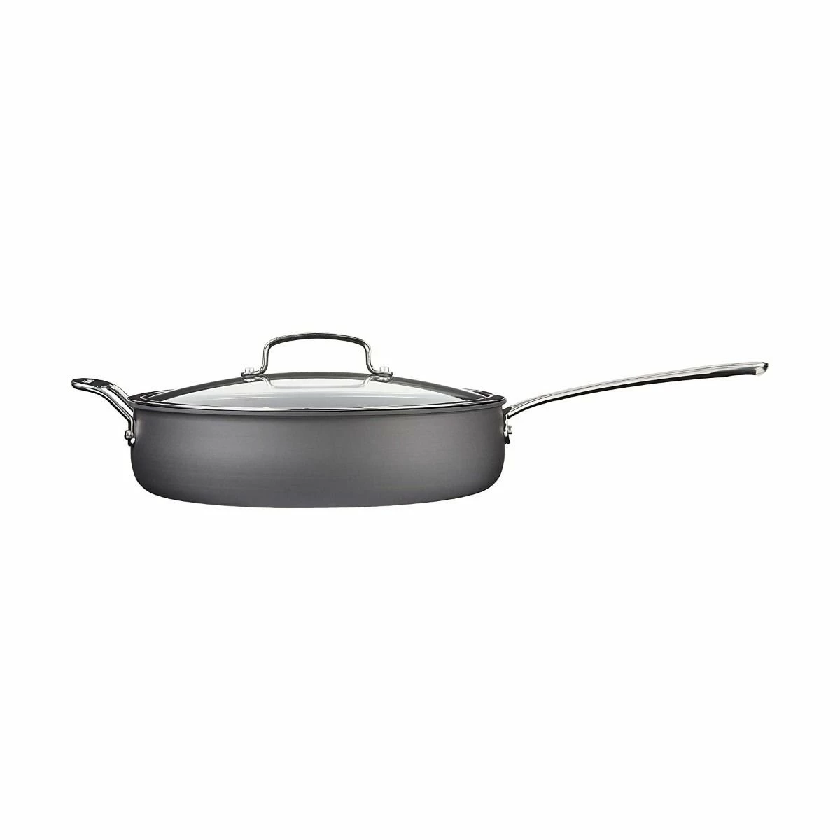 Cuisinart Contour Hard Anodized Saute Pan With Helper Handle & Cover | 5 Qt. 4 Cuisinart Contour Hard Anodized Saute Pan With Helper Handle & Cover | 5 Qt. - Image 2