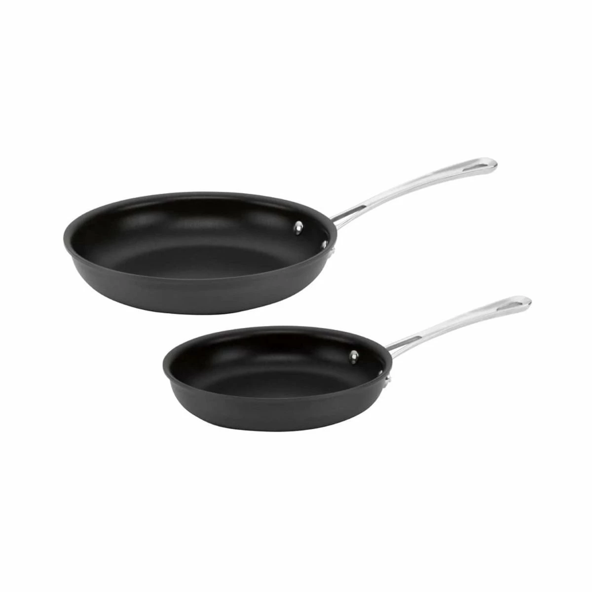 Cuisinart Contour Hard Anodized Skillet Set | 2-Piece 3 Cuisinart Contour Hard Anodized Skillet Set | 2-Piece