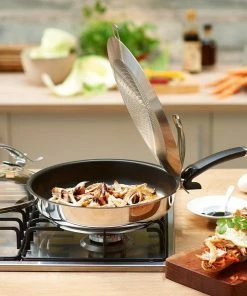 Fissler Universal Splatter Shield With Integrated Holder 12 Fissler Universal Splatter Shield With Integrated Holder -Cookware Sets Shop splatter5