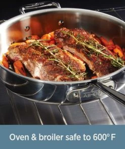 All-Clad D3 Stainless Steel Fry Pan | 10" -Cookware Sets Shop ssfry5