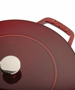 Staub 3.75 Qt. Essential French Oven | Grenadine 10 Staub 3.75 Qt. Essential French Oven | Grenadine -Cookware Sets Shop staub cast iron 4 qt essential f 5 1