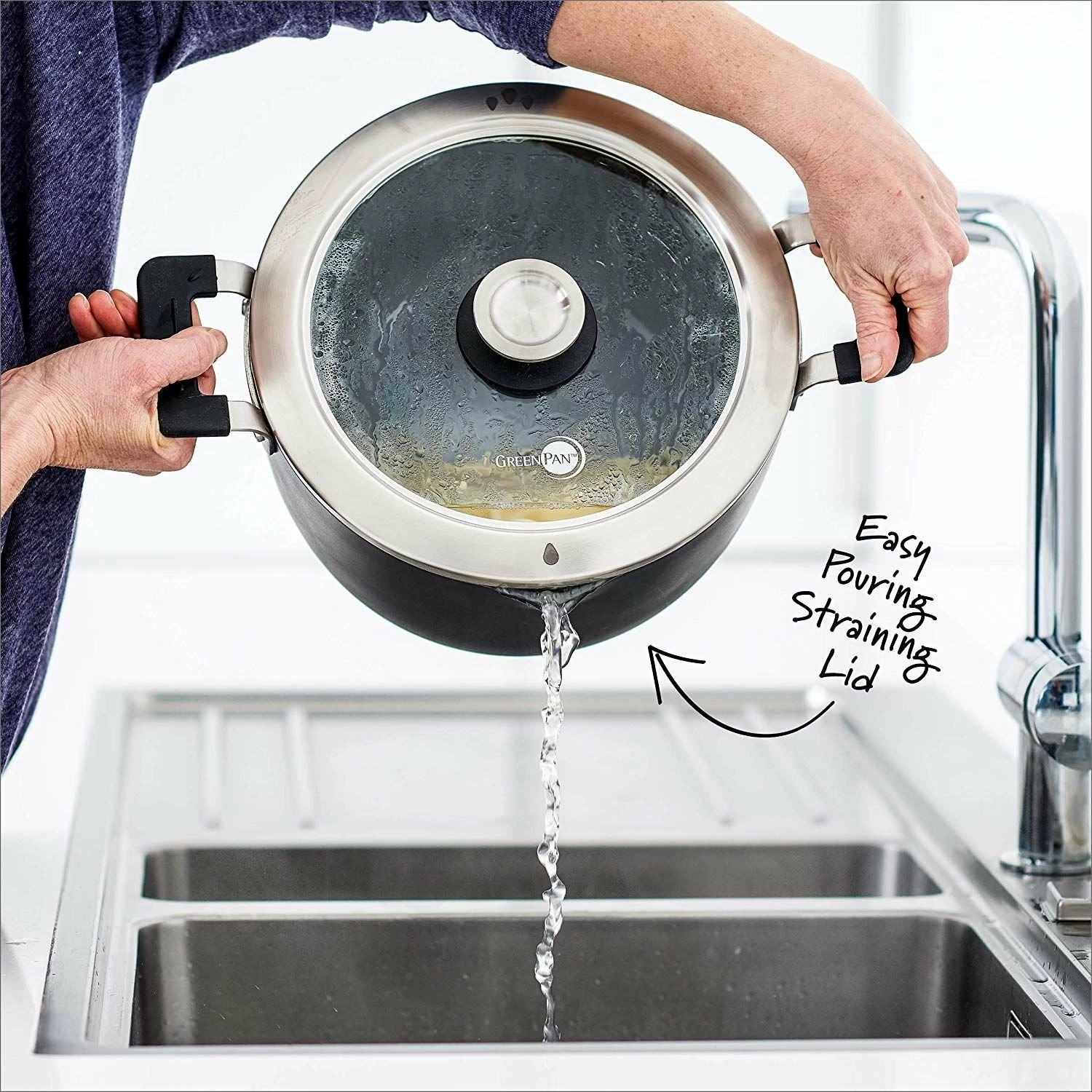 GreenPan Levels 11-Piece Nonstick Stackable Cookware Set 12 GreenPan Levels 11-Piece Nonstick Stackable Cookware Set - Image 10