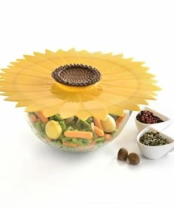 Charles Viancin Silicone Lid | 8" Sunflower -Cookware Sets Shop sunflower life 3 1