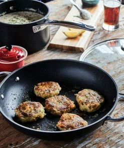 Le Creuset 4 Qt. Shallow Casserole/Braiser With Glass Lid | Toughened Nonstick Pro -Cookware Sets Shop tbraiser1