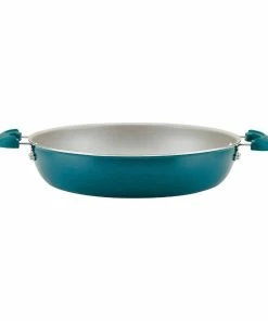 Rachael Ray 8-Piece Enameled Stacking Cookware Set | Teal Shimmer 23 Rachael Ray 8-Piece Enameled Stacking Cookware Set | Teal Shimmer -Cookware Sets Shop teal11
