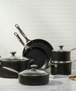 Le Creuset 10-Piece Cookware Set | Toughened Nonstick Pro -Cookware Sets Shop tnsp0010f