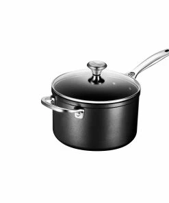 Le Creuset 4 Qt. Saucepan With Glass Lid | Toughened Nonstick Pro