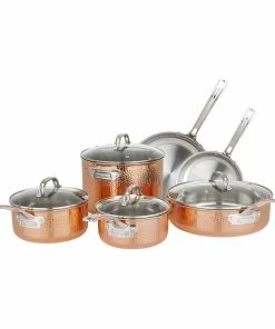 Viking 3 Ply Copper Clad 10 Piece Cookware Set