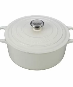 Le Creuset 10-Piece Signature Cookware Set With Stainless Steel Knobs | White -Cookware Sets Shop white fo