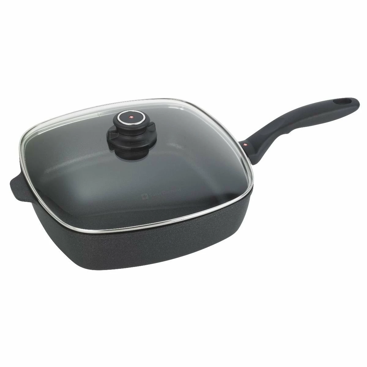 Swiss Diamond | HD Square Sauté Pan With Lid - 11" X 11" (5.3 Qt.) 3 Swiss Diamond | HD Square Sauté Pan With Lid - 11" X 11" (5.3 Qt.)