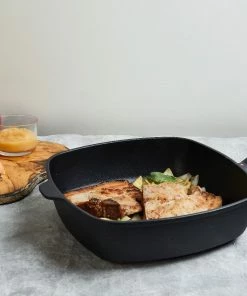 Swiss Diamond | HD Square Sauté Pan With Lid - 11" X 11" (5.3 Qt.) 10 Swiss Diamond | HD Square Sauté Pan With Lid - 11" X 11" (5.3 Qt.) -Cookware Sets Shop xd66283c v2