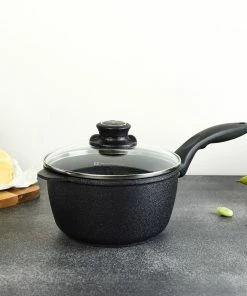 Swiss Diamond | XD Sauce Pan With Lid - 7" (2.2 Quart) -Cookware Sets Shop xd6718cv1