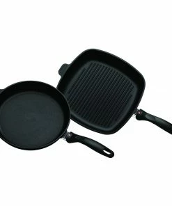 Swiss Diamond | XD 2-Piece Fry Pan & Grill Set (11")