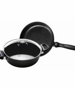 Swiss Diamond | XD 3-Piece Cookware Set - 11" Fry Pan & 4.3 Quart Sauté Pan With Lid